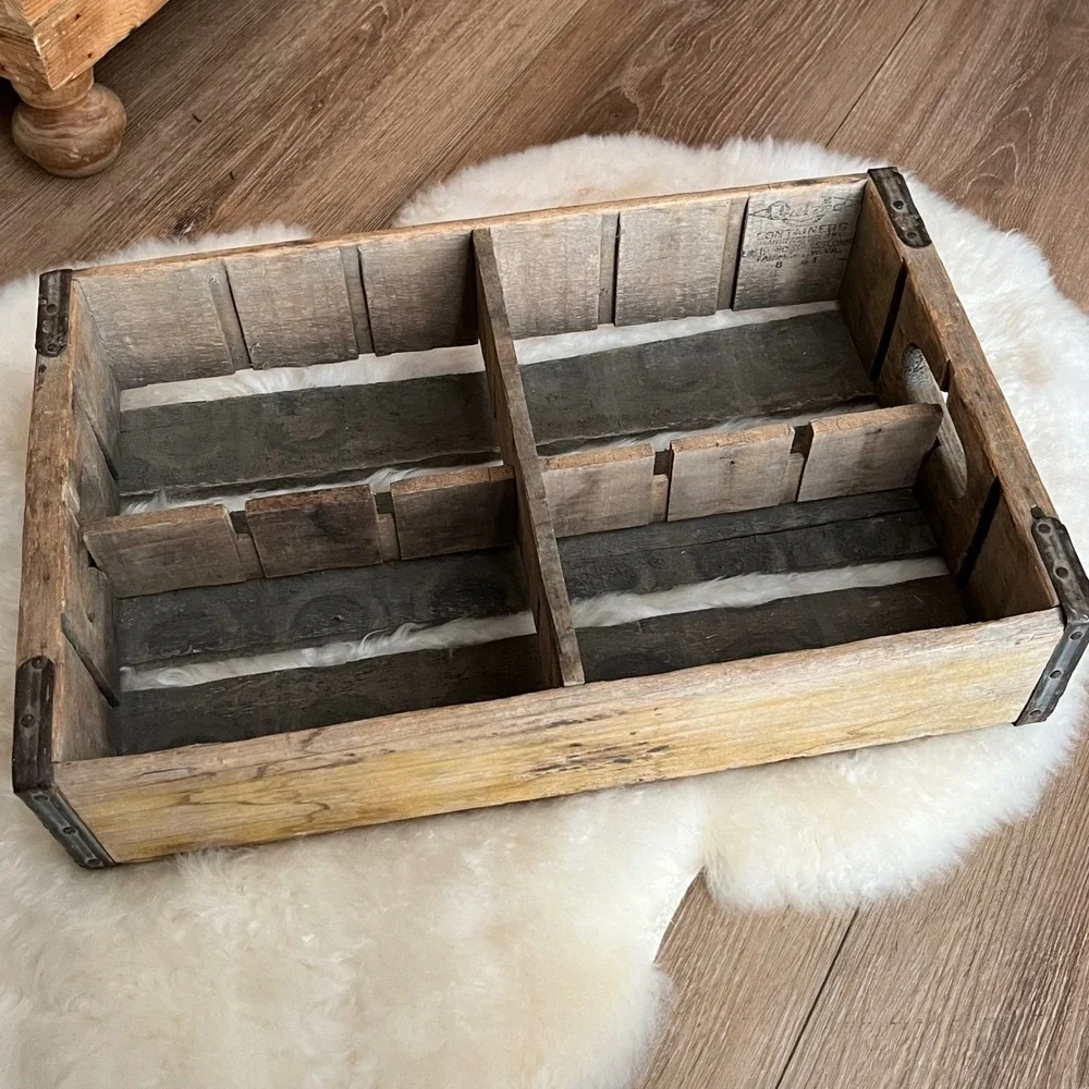 Vintage Wooden Shipping Crate